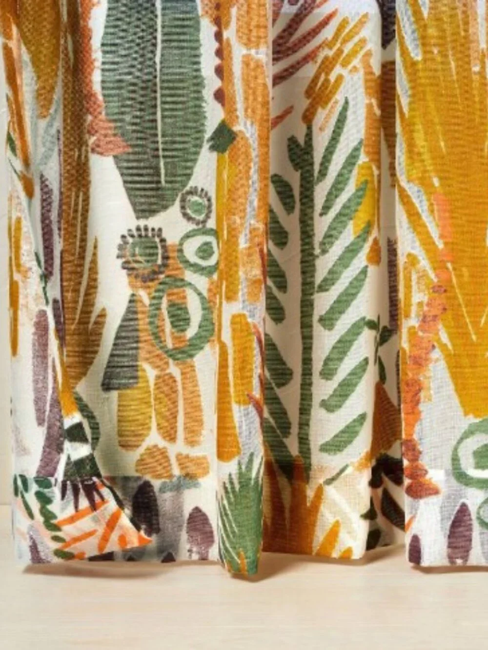 NIP Opalhouse Jungalow Burnout Sheer Tropical Patterned Curtain 54 X 84 1 Piece